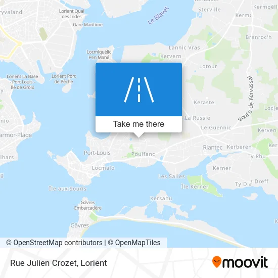 Rue Julien Crozet map