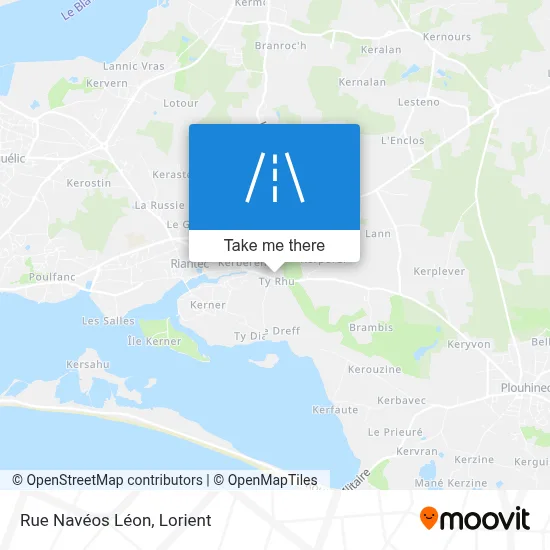 Rue Navéos Léon map