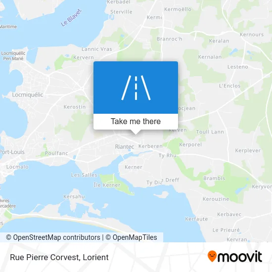 Rue Pierre Corvest map