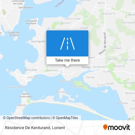 Résidence De Kerdurand map