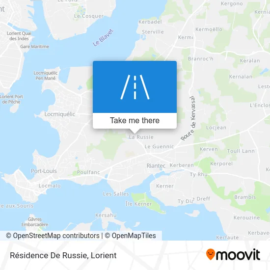 Résidence De Russie map