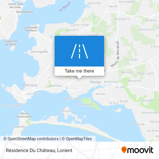 Résidence Du Château map