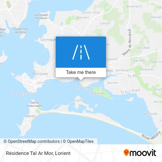 Résidence Tal Ar Mor map