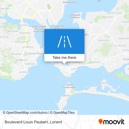 Boulevard Louis Paubert map