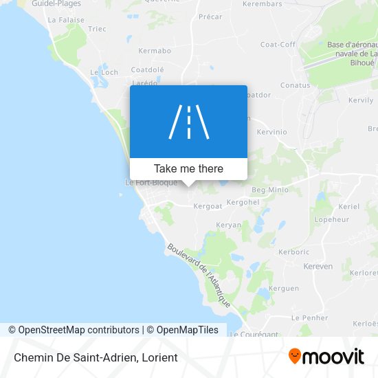 Chemin De Saint-Adrien map