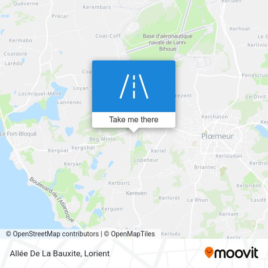 Allée De La Bauxite map