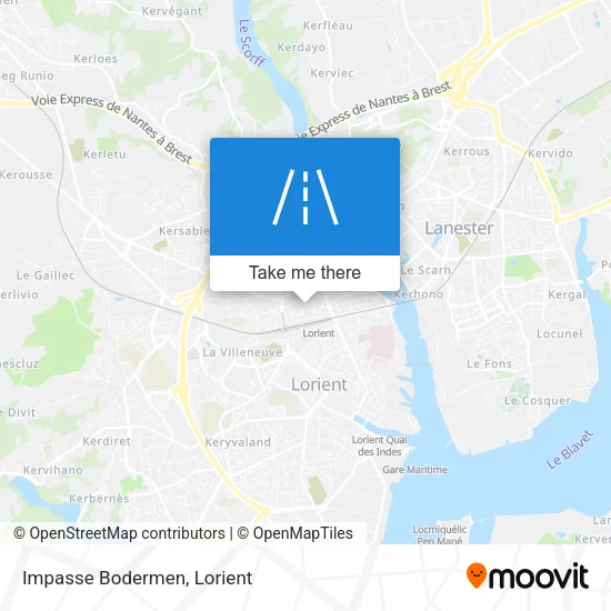 Impasse Bodermen map