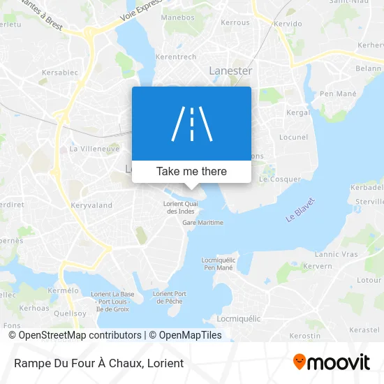 Rampe Du Four À Chaux map