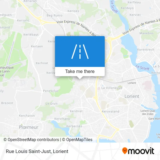 Rue Louis Saint-Just map