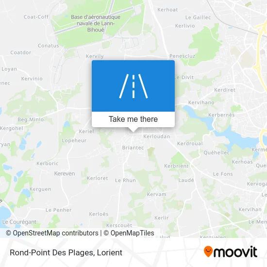 Rond-Point Des Plages map