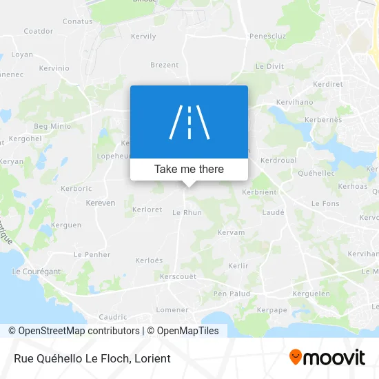 Rue Quéhello Le Floch map