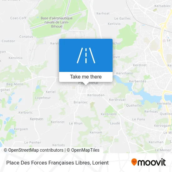 Place Des Forces Françaises Libres map