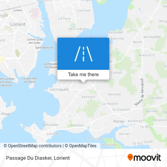 Passage Du Diasker map