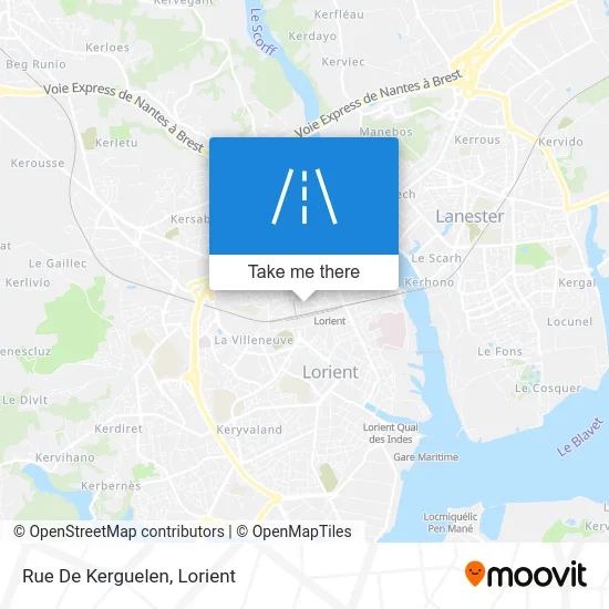 Rue De Kerguelen map