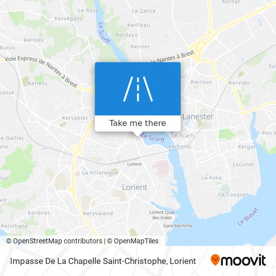 Impasse De La Chapelle Saint-Christophe map