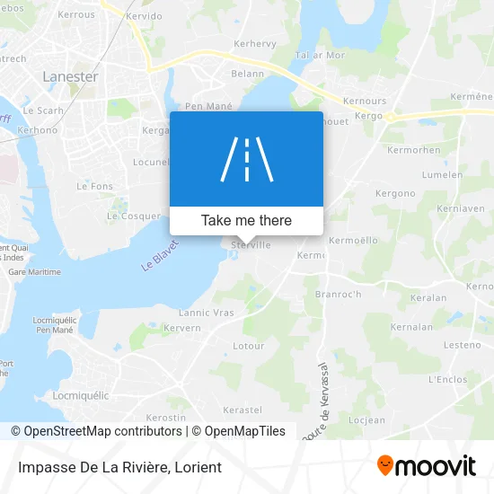 Impasse De La Rivière map