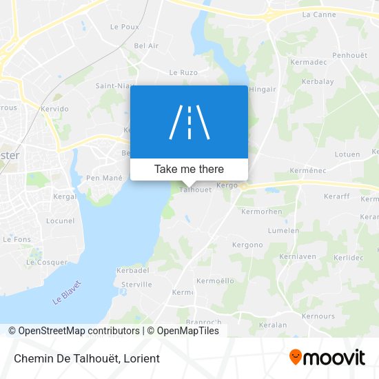 Chemin De Talhouët map