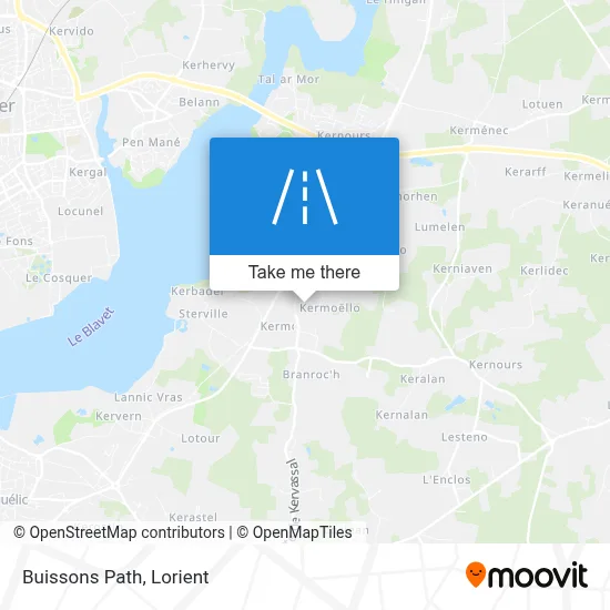 Chemin Des Buissons map