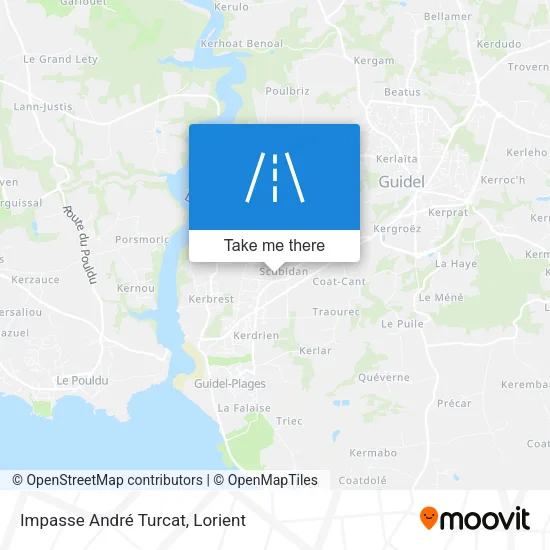 Impasse André Turcat map