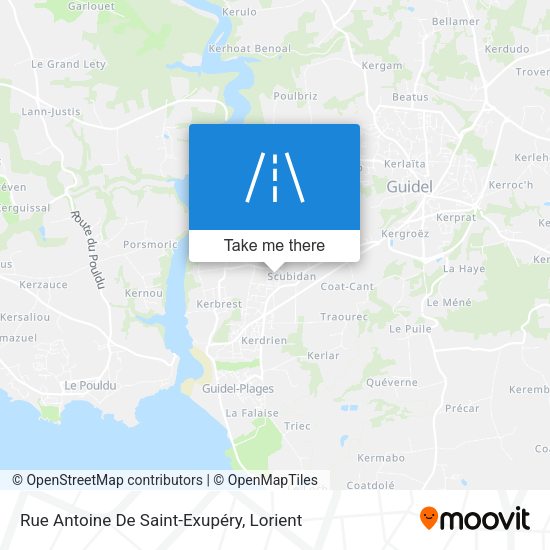 Rue Antoine De Saint-Exupéry map