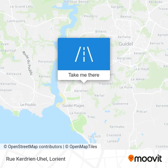 Rue Kerdrien-Uhel map