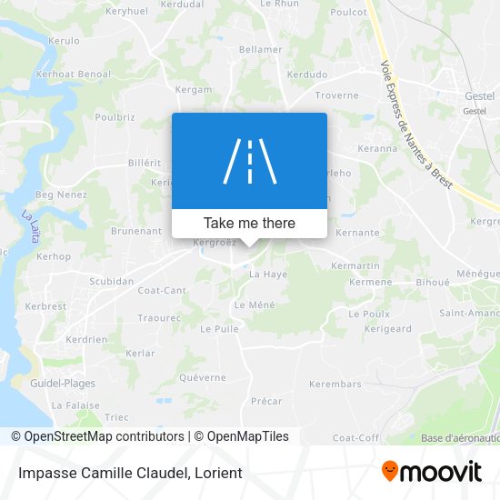 Impasse Camille Claudel map