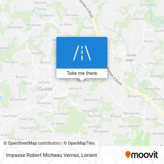 Impasse Robert Micheau Vernez map