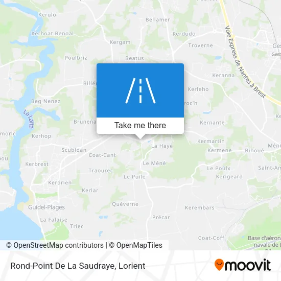 Rond-Point De La Saudraye map