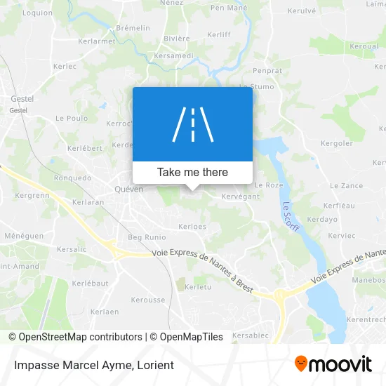 Impasse Marcel Ayme map