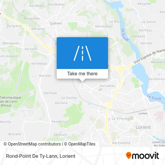 Rond-Point De Ty-Lann map