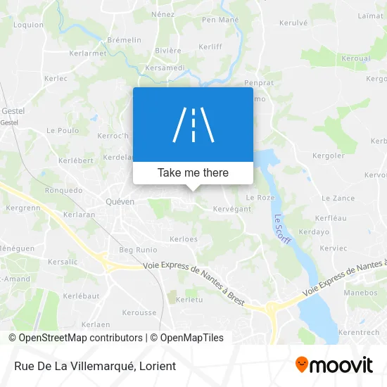 Rue De La Villemarqué map