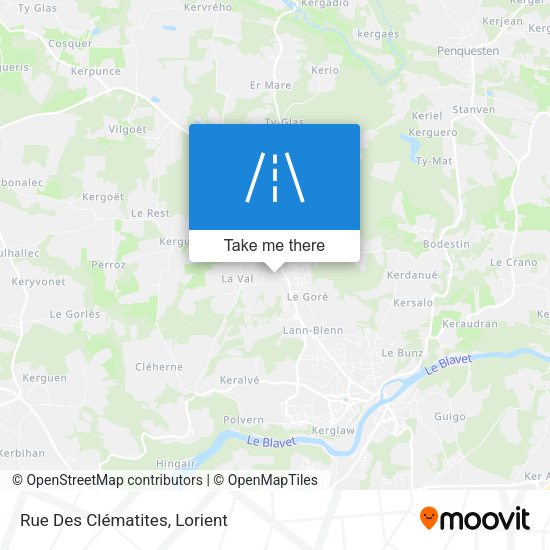Rue Des Clématites map