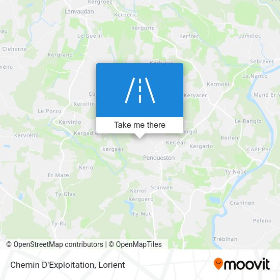 Chemin D'Exploitation map