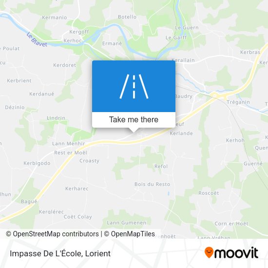 Impasse De L'École map