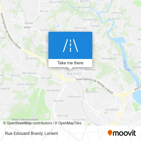 Rue Edouard Branly map