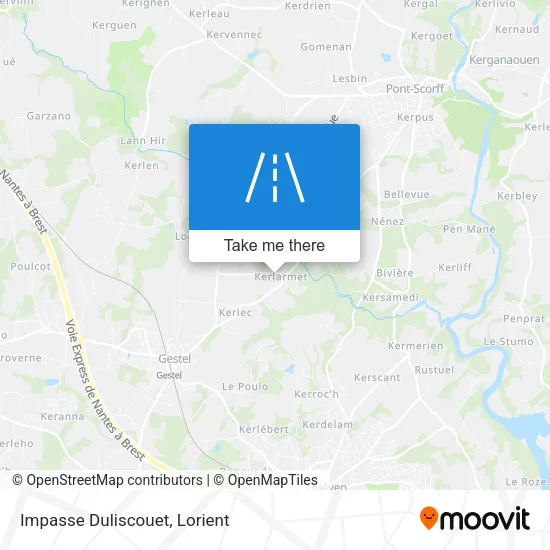 Impasse Duliscouet map