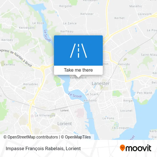Impasse François Rabelais map