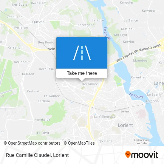 Rue Camille Claudel map