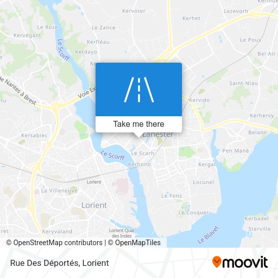 Rue Des Déportés map