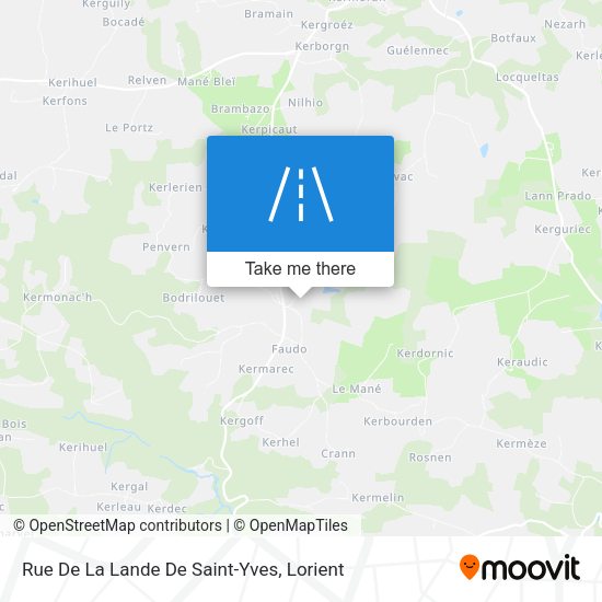 Rue De La Lande De Saint-Yves map