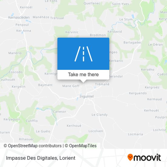 Impasse Des Digitales map