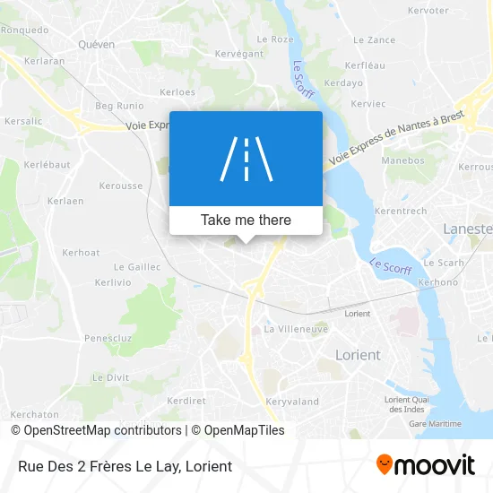 Rue Des 2 Frères Le Lay map