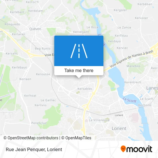 Rue Jean Penquer map