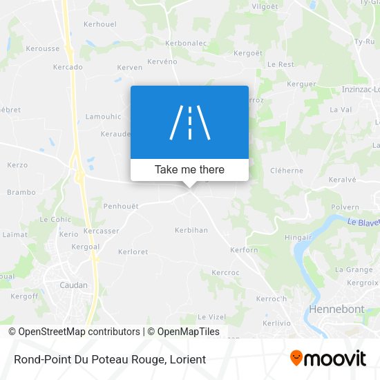Rond-Point Du Poteau Rouge map