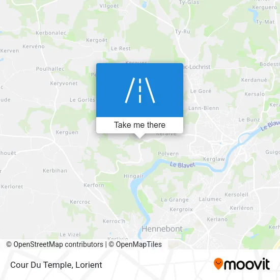 Cour Du Temple map