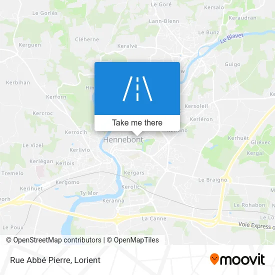 Rue Abbé Pierre map