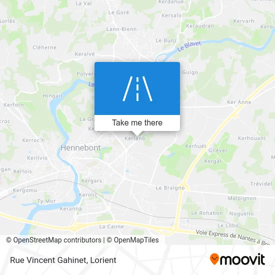 Rue Vincent Gahinet map