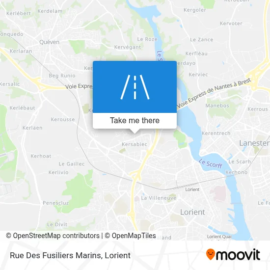 Rue Des Fusiliers Marins map