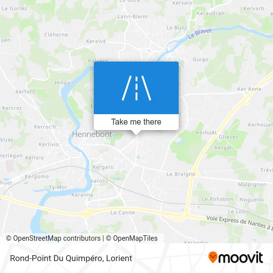 Rond-Point Du Quimpéro map