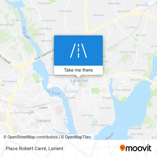 Place Robert Carré map